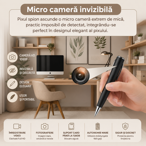 Pix SpyVision Cameră Ascunsă Full HD