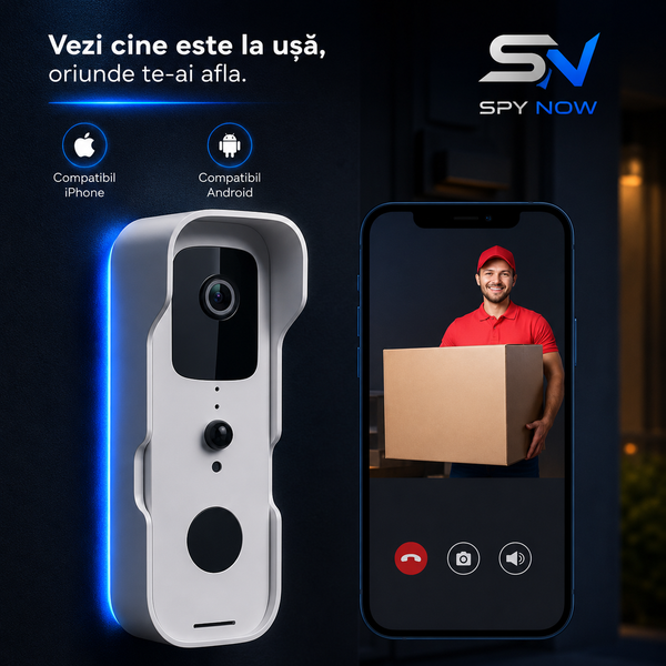 Sonerie Video Smart HD pentru Siguranță