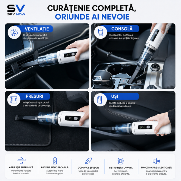 AirForce Curățenie Auto Rapid Portabil