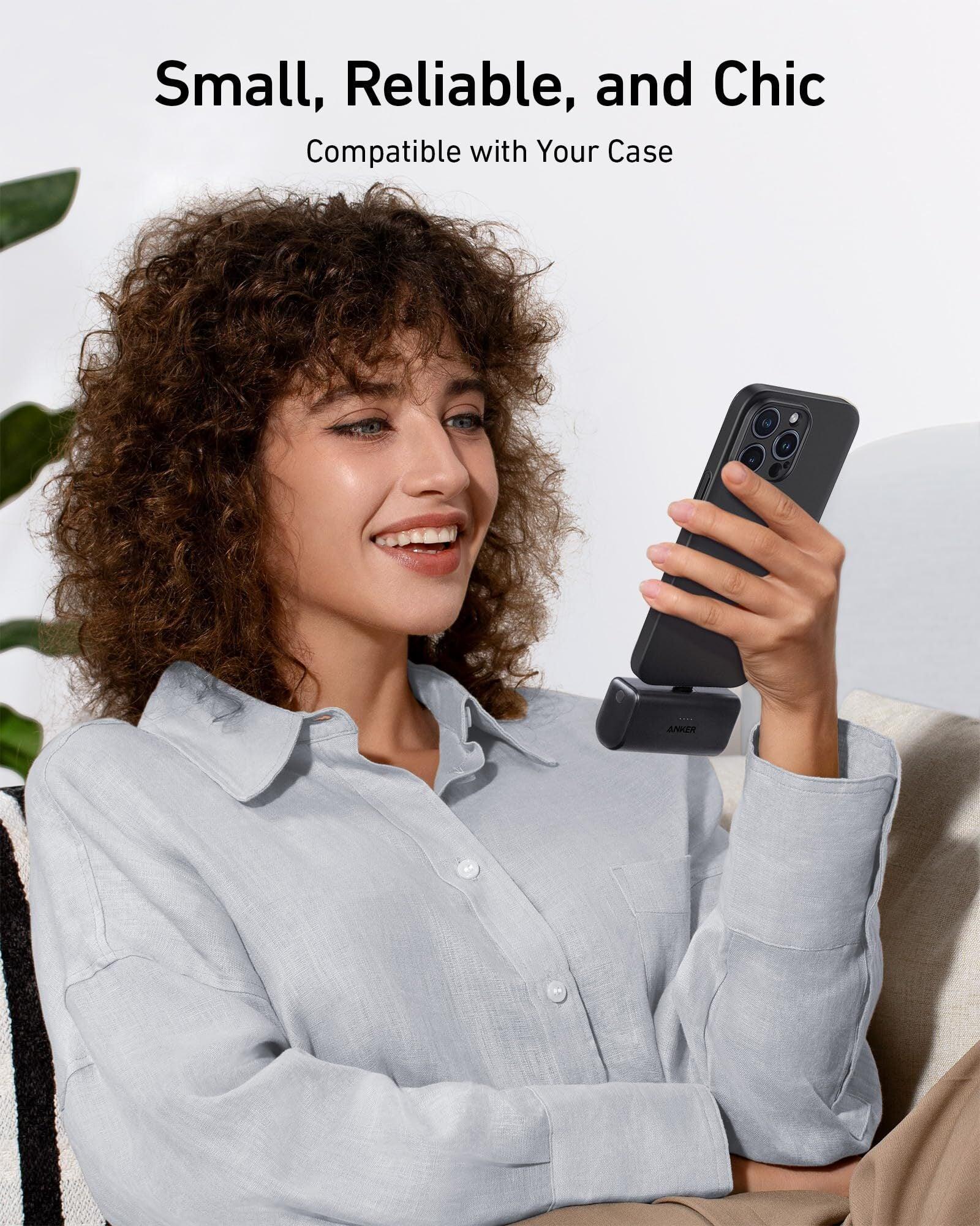Nano Powerbank Compact Negru SpyNow